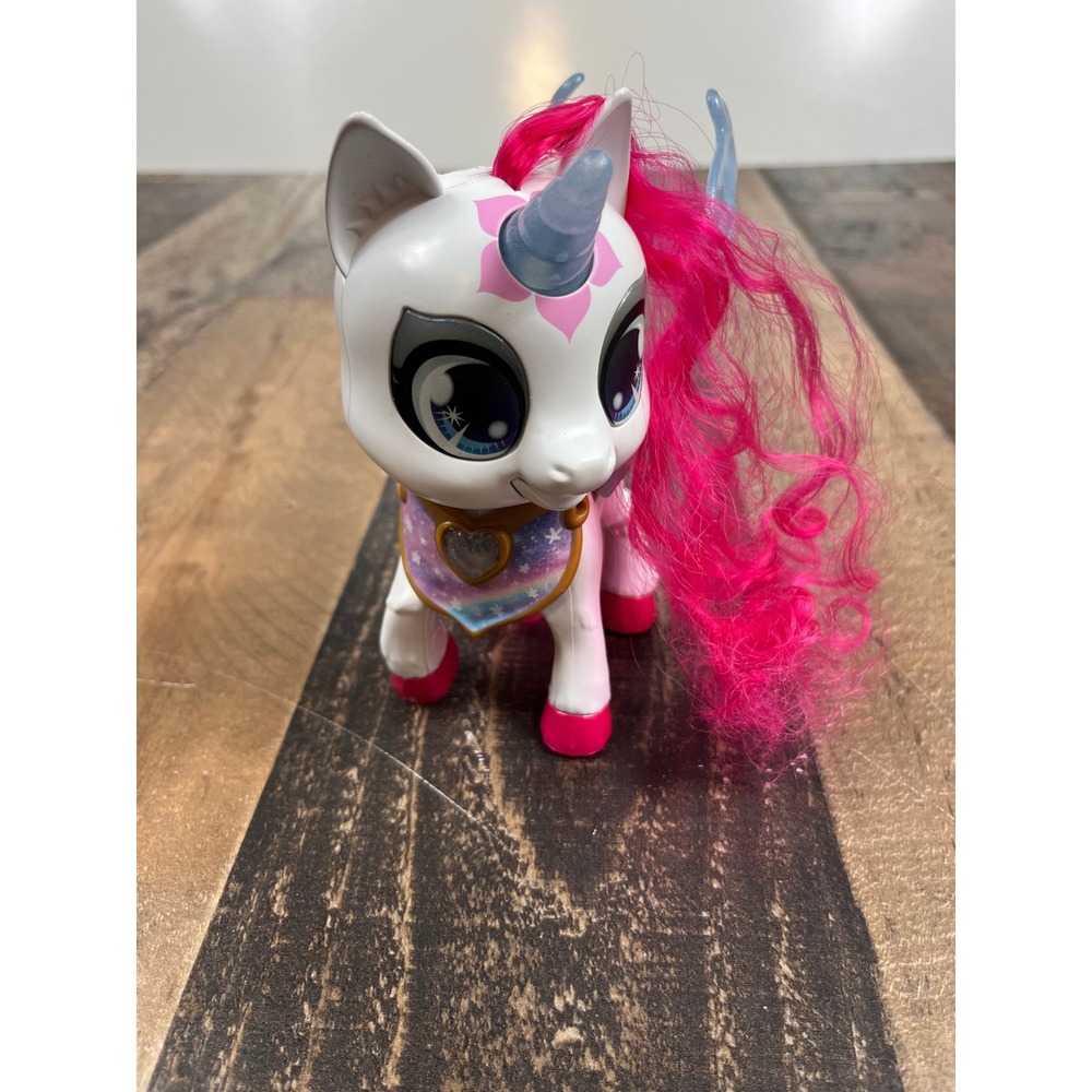 VTech Myla the Magical Unicorn Interactive Toy White Pink Hair Light Up Horn‎